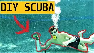 САМОДЕЛЬНЫЙ АКВАЛАНГ ИЗ КИСЛОРОДНОГО БАЛЛОНА 2000PSI!