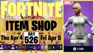 Overtaker + Whiteout NEW styles | Fortnite Item Shop #526 | 4 April 2019