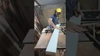 Retificando BORDA de engrosso 4,5x12x1.8 para gaveteiro #woodworking #mdf #serra