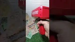 🌈💴ASMR AMAZING MONEY GUN 1 #loop #toys #money #cashcannon