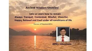*Essence of Yogavaasishtha(Saar)-Chapter5,Topic 1The Story of Soochee,Contemplation, Yoga for mind.*