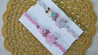 Tiara de bebê trançada com regulagem 🩷 + dicas. PAP fácil 🎀