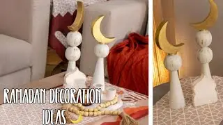 أفكار🌜لزينة رمضان 2025💥بطريقة بسيطةباشياء متوفرةعندك#كونكريت بدون قالبdiy #deco#craft#ideas#ramadan#