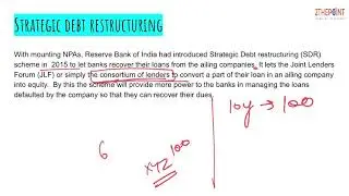 Strategic Debt Restructuring (SDR) #banking #indianeconomy #upsc #uppsc #bpsc #rpsc #ibps
