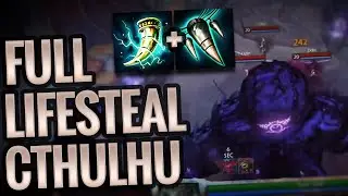 FULL Life Steal CTHULHU Build! SO MUCH DAMAGE!- Smite