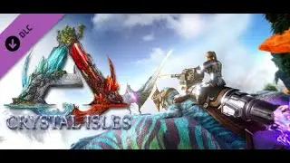 Let's Play Ark Survival Evolved Crystal Isle Episode 1 Finding Shelter
