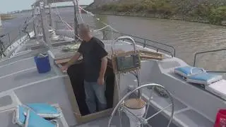 MAN BUILDS STEEL HULL SAIL BOAT/WAYNE DIARIES