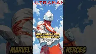 ULTRAMAN x AVENGERS team up to kill monsters #ultraman #marvel #avengers #shorts