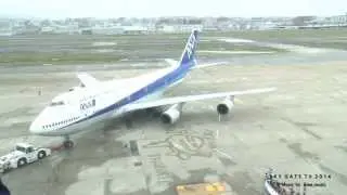 747福岡線　感動のラストフライトドキュメント　SKY GATE TV 2014.3.30