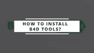 B4D Tools 1.4.4 - Installation - Blender Geometry Nodes