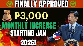 ✅ Finally Approved! SSS Pensioners Makakakuha ng ₱3,000 Monthly Increase Starting Jan 2026!