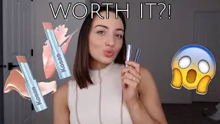 Kosas Wet Stick Moisturizing Shiny Sheer Lipstick First Impression + Try on!