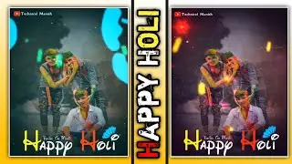 Holi Avee Player Template 2023 | Holi avee player template | Holi whatsapp status editing #happyholi