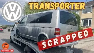 We Need a Yard ASAP &mdash; Scrap Vans Everywhere! This VW t5 was scrapped!!!