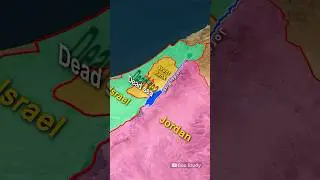 Dead Sea ( मृत सागर ) Through Map Animation | World Geography #geography #geostudy #animation