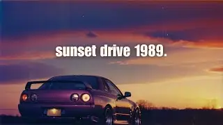It's 1989 and you're taking a sunset drive // 80s synthwave