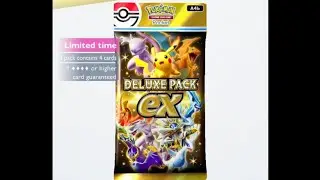 Deluxe Pack Ex Daily Pok&eacute;mon TCGP Mobile free pack opening 1/18/26