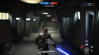 Killing to 200 Stormtroopers with the chosen one.