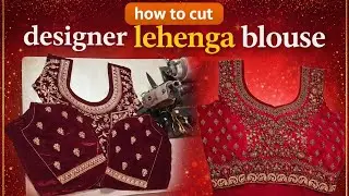 Designer lehanga blouse cutting || Lehenga blouse ko kaise kaate || Lehanga blouse cutting in detail