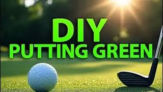DIY Back Yard Putting Green ⛳️ - Day 1