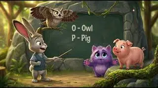 Alphabet Adventure in the Forest  | Learn ABCD with Cute Animals | 3D Animation for Kids Alphabet