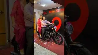 Meteor 350 Black Horse | Royal Enfield | First RE Bike Delivery 2024 | Dolly Sahil Vlogs #meteor350
