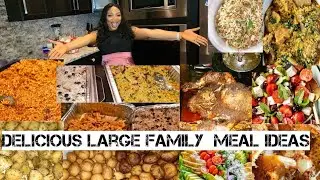 LARGE FAMILY DINNER IDEAS FAMILY FEAST CELEBRATION DELICIOUS MEAL RECIPES