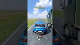 Which Car Overtake The Truck Safely?🥶#beamngdrive #beamng #car #gaming #video