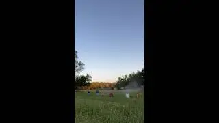 slow motion watermelon AR15