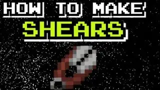 How to make shears in Minecraft basic # part 15