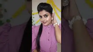 Teenager Durga Puja Makeup with Jeans Top #subscribe #antara
