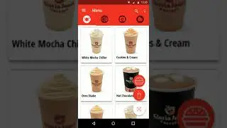 Gloria Jeans Coffees Bangladesh Android App Redesign Concept