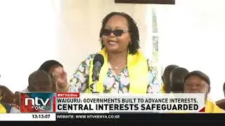 Governor Anne Waiguru says politics and formation of governments is not a 'love affair'