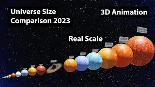 Universe Size Comparison 2023 | 3D Animation Comparison | Real Scale Comparison | Data Chart