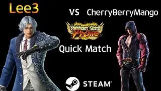 -Quick Match- 리삼 (Lee) vs 체리베리망고 (Jin) (TEKKEN 7 - Lee3 vs CherryBerryMango)