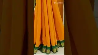 Rich Green Contrast Border | #pure_mysore_silk_sarees | #atharvastore_bangalore |+91 9148735430