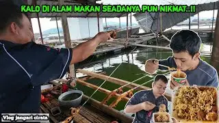 NIKMATNYA MAKAN JOMET RAJABAN DI RAKIT RASA KOLAM SAMBIL MANCING