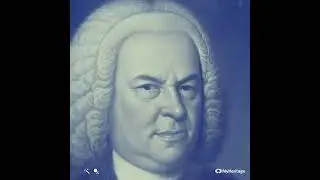 Portrait of J.S. Bach animated by myheritage.com