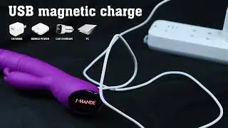 Newly arrived G-spot rabbit dildo vibrator, 9-speed vaginal stimulation massager, female toy.
