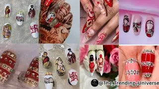 ✨ &ldquo;Bridal Nail Art Design for Wedding | New Dulhan Mehndi Nail Ideas&rdquo; .
