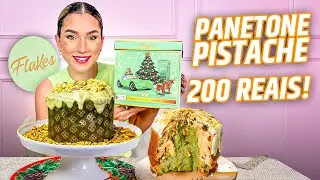 PANETONE DE PISTACHE DE R$200,00 DA FLAKES! VALE A PENA?! 💸