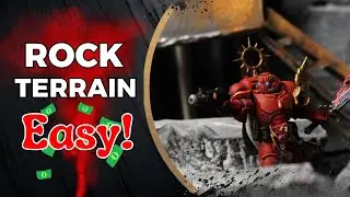 Budget Friendly Rock Terrain for D&D, Warhammer & Diorama Builds
