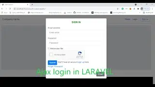 Ajax login in LARAVEL without page refresh from Modal