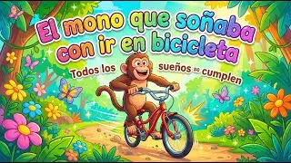 🚲 EL MONO CICLISTA  📖 CUENTO INFANTIL..