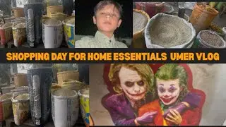Shopping Day for Home Essentials  Umer Vlog