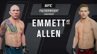 Josh Emmet vs Arnold Allen | Full Fight | UFC Simulations Ep.244