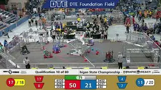 Qualification 10 - 2022 FIRST in Michigan State Championship - DTE Energy Foundation Division