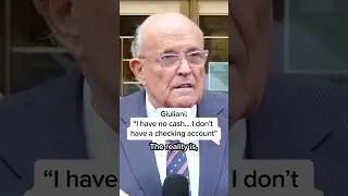 Giuliani: 'I have no cash...I don't have a checking account'
