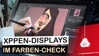 Wie gut sind die Farben von XP-Pen Monitoren? (Artist 24Pro 22R Pro und 22E PRO im Test) + Giveaway