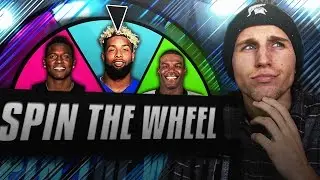 SPIN THE WHEEL OF NFL PLAYERS! Madden 18